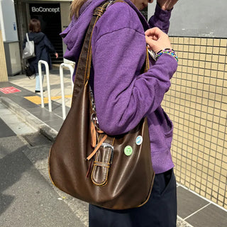 Vintage belt shoulder bag