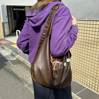 Vintage belt shoulder bag