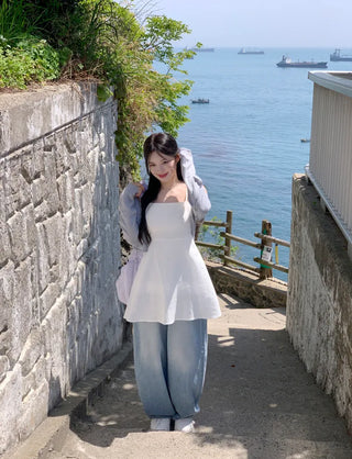 Linen camisole dress