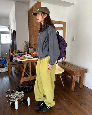 (Unisex) Belt Loop Fleece Jogger Pants