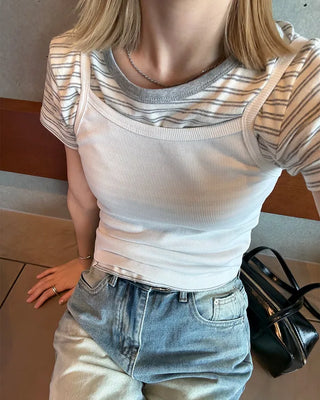 Slim ribbed camisole