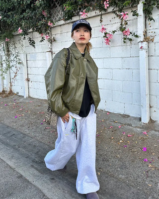 (ORIGINAL) Side-tuck Loose Fit Sweatpants (Fleece Lined)