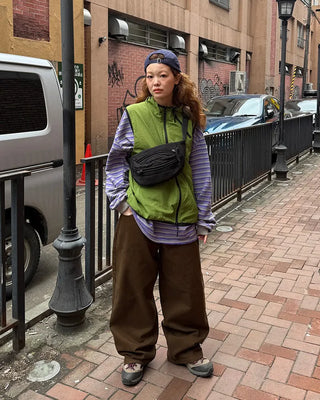 Basic wide cotton pants