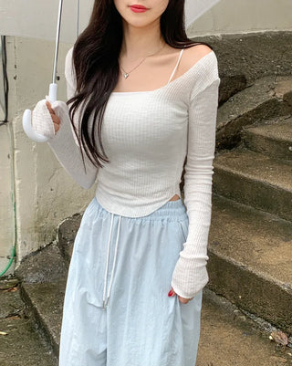 Pleated elastic waist pants (3 colors)