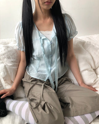 Sheer blouse