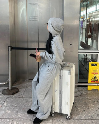 Belt loop waist sweat jogger pants