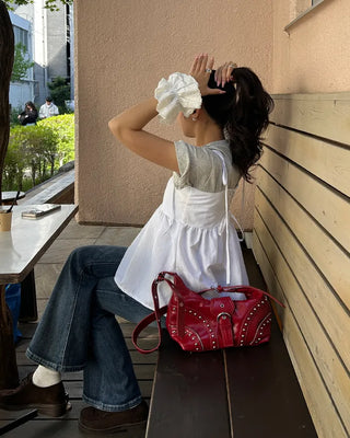 Punching Lace Big Scrunchie