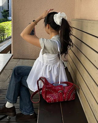 Punching Lace Big Scrunchie