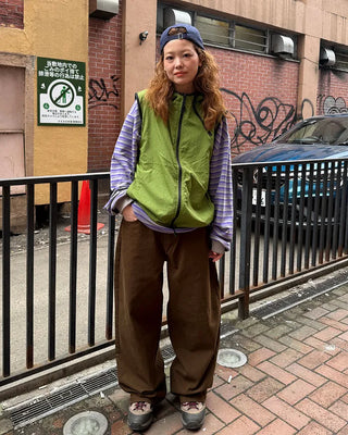 Basic wide cotton pants