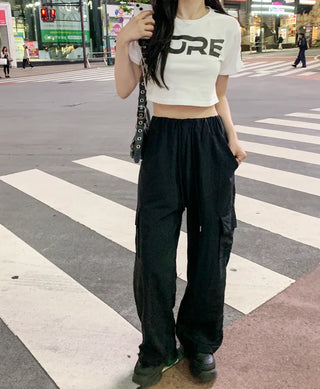 Summer drawstring cargo pants (5 colors)
