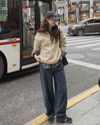 Daily Wide Denim Pants