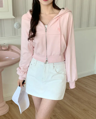 (5 colors) DR Balloon Cropped Hoodie