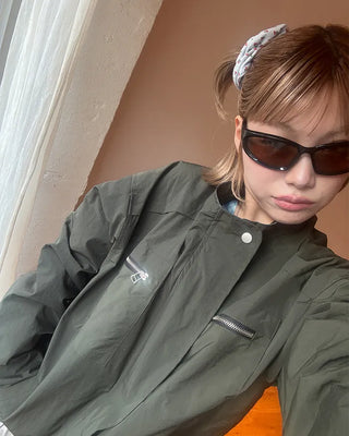 Cherry Pattern Pointelle Chouchou