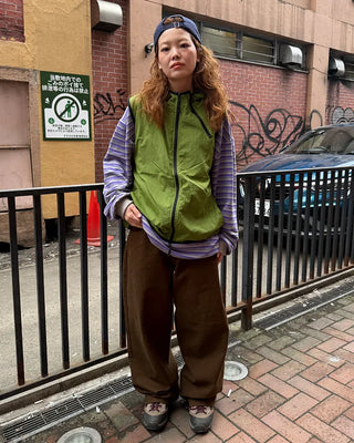 Basic wide cotton pants