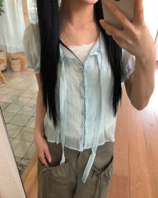 Sheer blouse