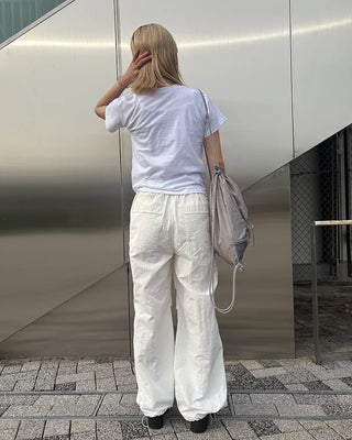 Damaged Lettering Half T-Shirt