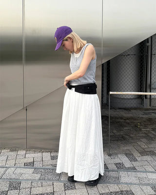 Double pocket belt waist pouch