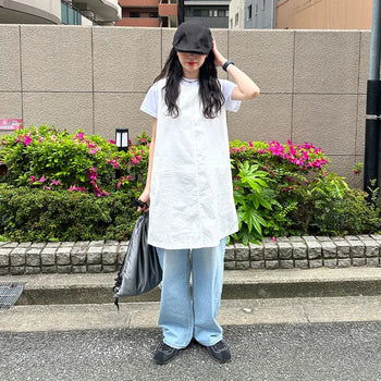 Cotton midi dress