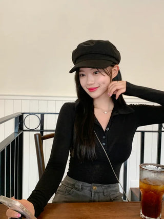 See-through polo shirt (6 colors)