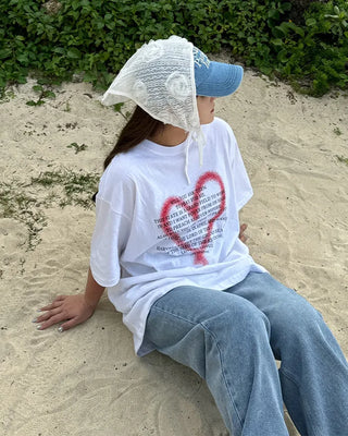 Lettering Denim Cap