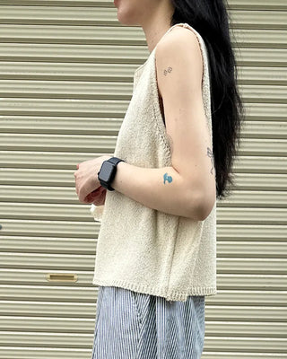 Simple knit vest