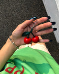 3D Cherry Keyring