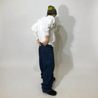 (ORIGINAL) Loose Fit Denim Pants