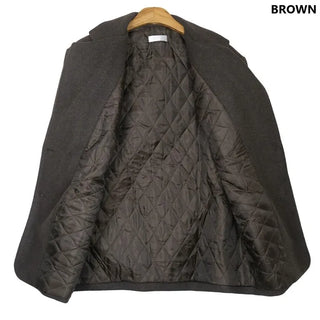 [Quilted Lining] Oversized Wool Jacket