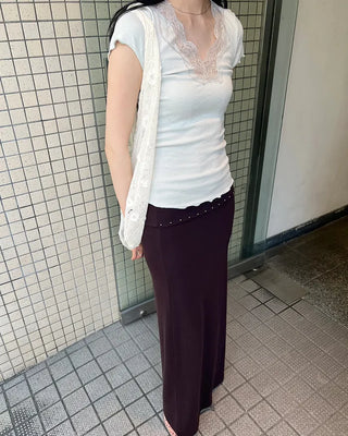 Flower Lace Tulle Tote Bag