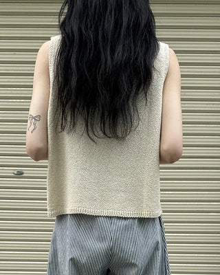 Simple knit vest