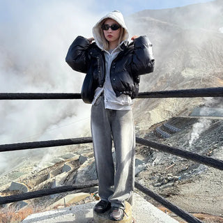 Parka Cropped Down