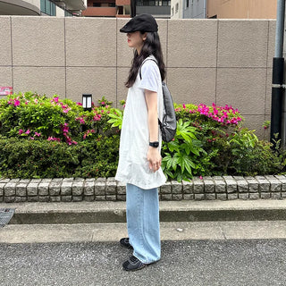 Cotton midi dress