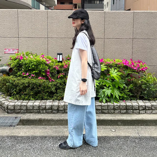 Cotton midi dress