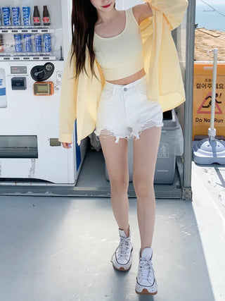 Vintage distressed shorts