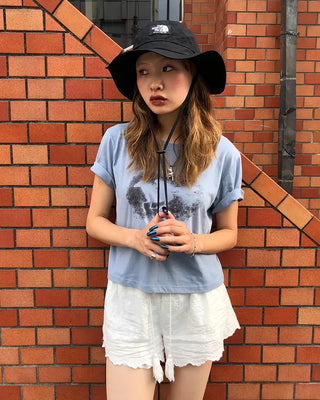 Horse & King Shadow Cropped Half T-Shirt