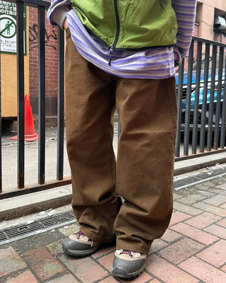 Basic wide cotton pants