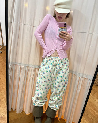 Shell Button Summer Cardigan