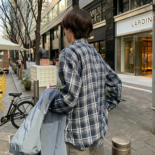 Check pattern shirt