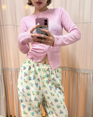 Shell Button Summer Cardigan