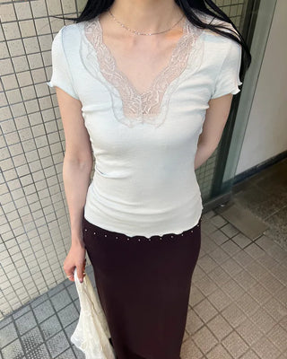 Studded Slim Maxi Skirt