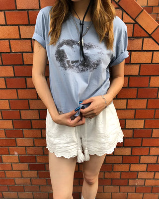 Horse & King Shadow Cropped Half T-Shirt