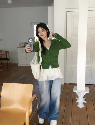 Shirring Leather Shoulder Bag/Crossbody Bag