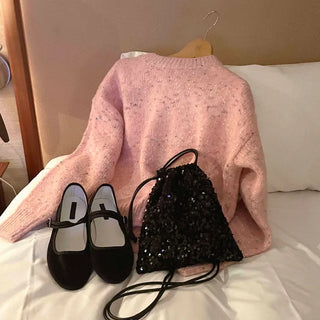 Sequined mini bag