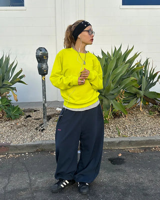 (ORIGINAL) Side-tuck Loose Fit Sweatpants (Fleece Lined)