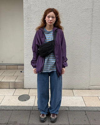 Pintuck Wide Denim Pants