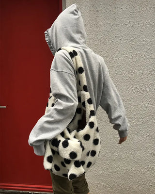 Dot Big Ribbon Boa Bag