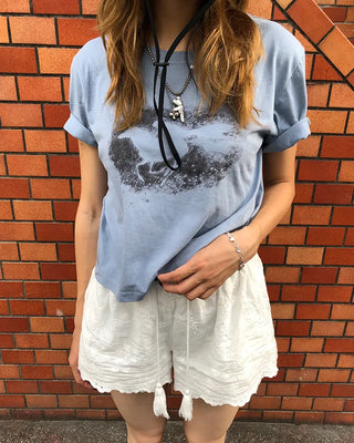 Horse & King Shadow Cropped Half T-Shirt