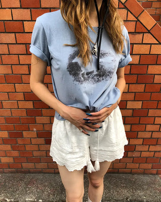 Horse & King Shadow Cropped Half T-Shirt