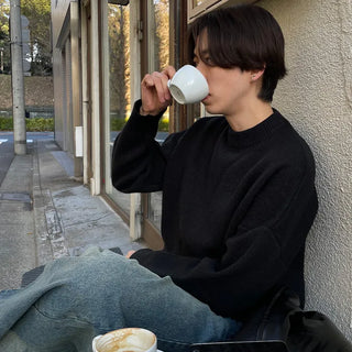 (Unisex) Simple Round Knit