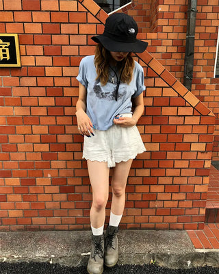 Horse & King Shadow Cropped Half T-Shirt